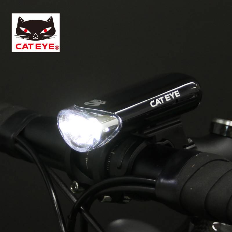 正品CATEYE猫眼山地公路自行车前灯手电筒骑行装备车灯尾灯警示灯