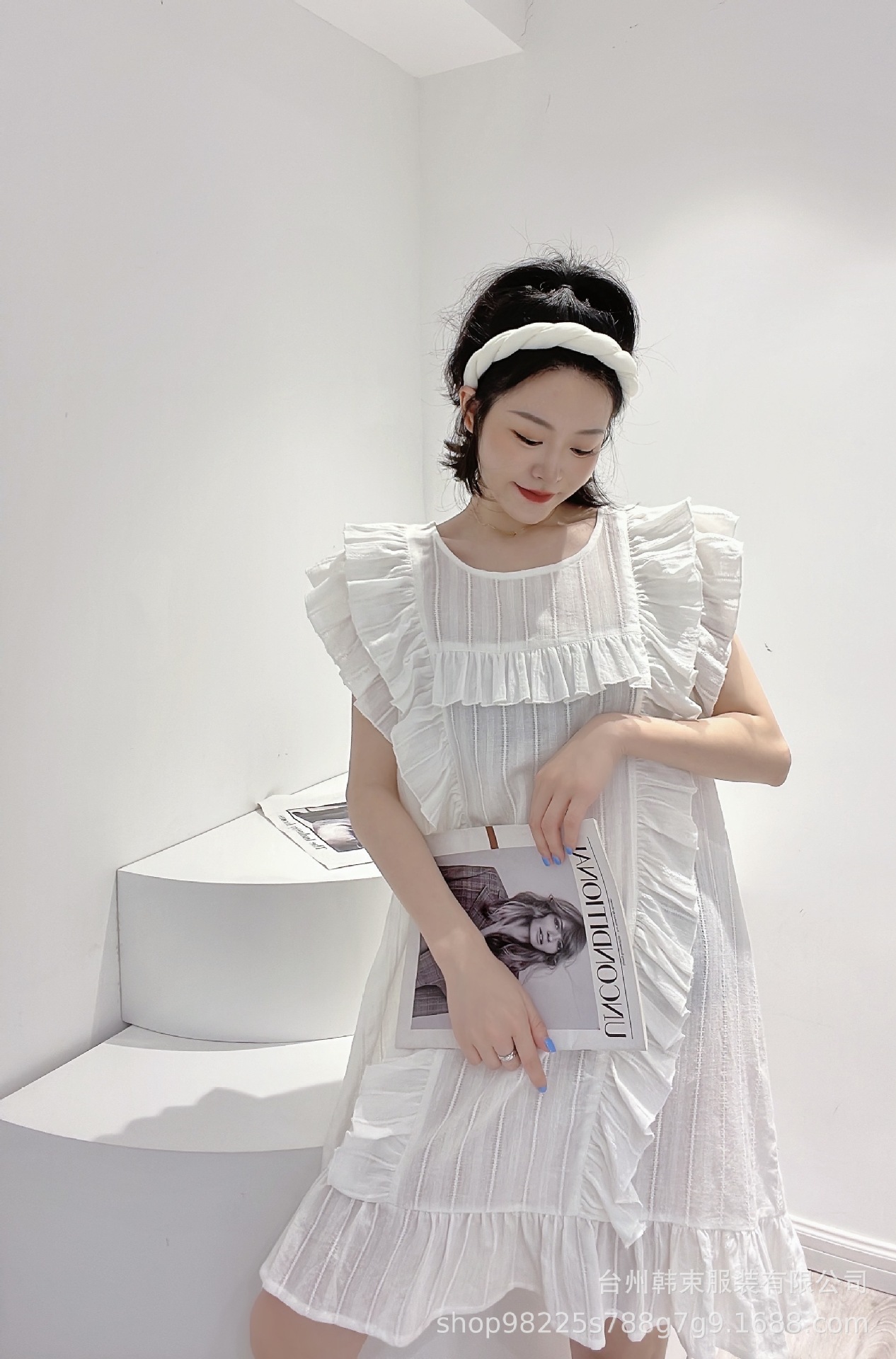 秋冬季睡衣女长袖长裤套装春款家居服精梳棉可爱宫廷春秋款家居服