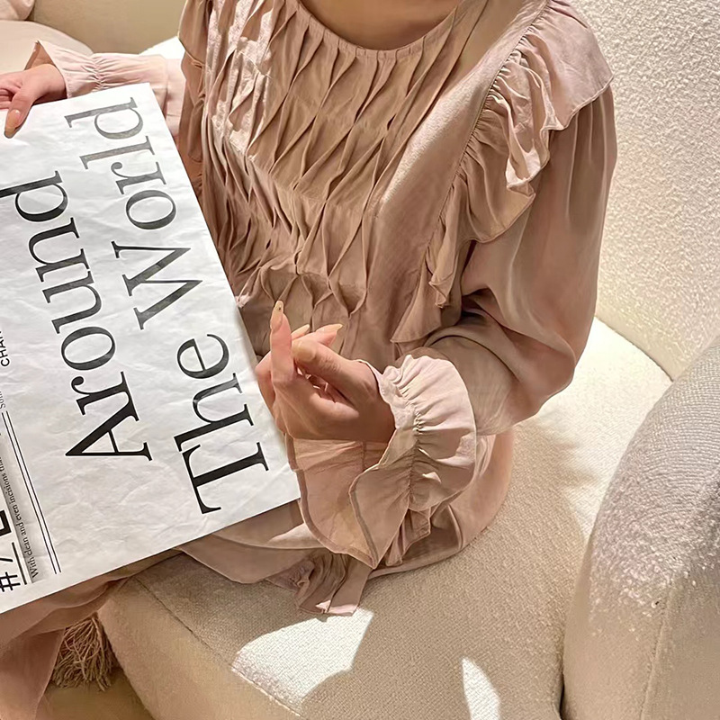 维安花密【漫野碎花】法式碎花睡衣女纯棉小吊带俩件套家居服