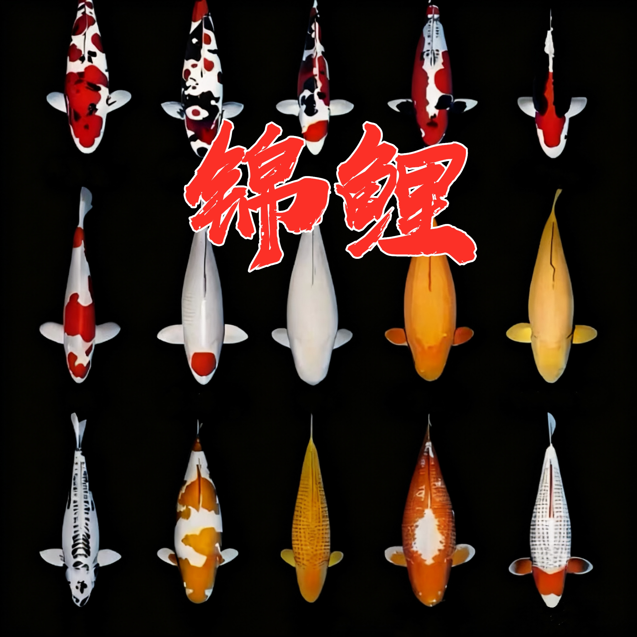 锦鲤观赏鱼血统纯正冷水淡水