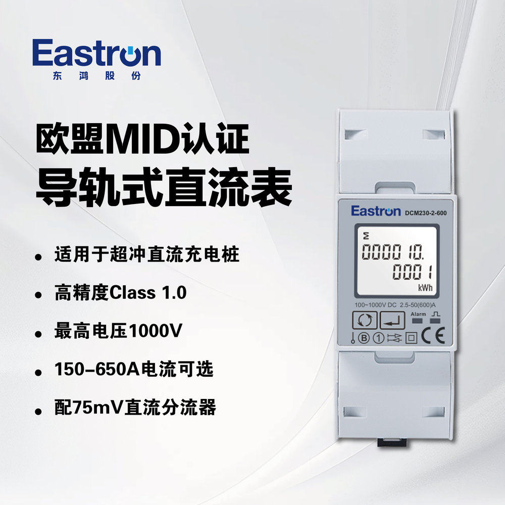 东鸿DCM230-2智能直流电能表RS