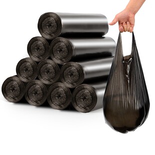 加厚平口垃圾袋 高韧性点断式方便袋