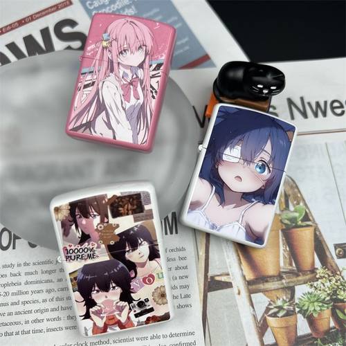 二次元高颜值动漫煤油打火机金属