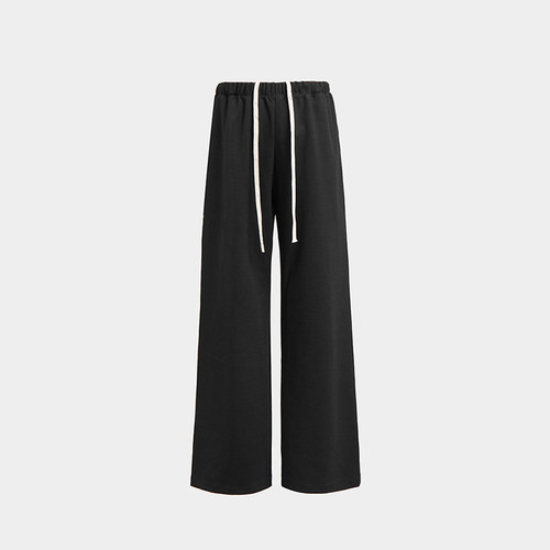 TRIPLEBLACK运动休闲飘带卫裤