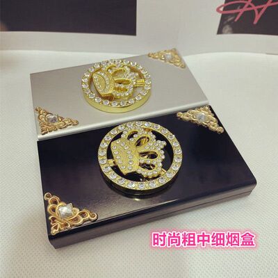 旋转皇冠烟盒粗中细烟盒高颜值