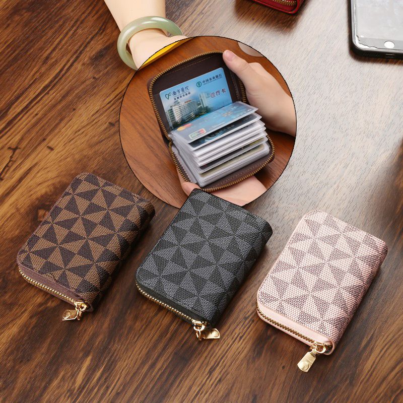 防消磁卡包女大容量多卡位信用卡证件位驾驶证名片卡夹银行卡套包