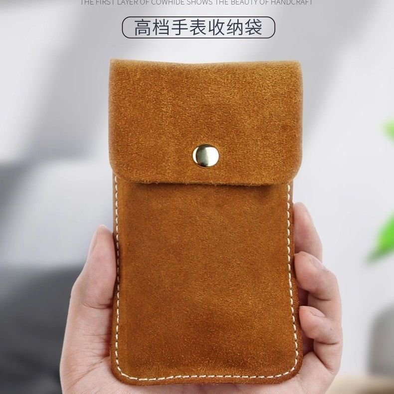 便携PU手表收纳包绿鬼腕表机械表商务旅行外出保护存放防尘袋子