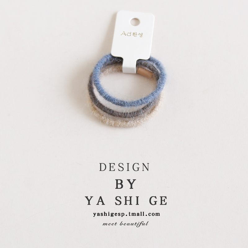 3根基础款头绳发圈高级感高弹力耐用橡皮筋扎头发丸子头发绳头饰