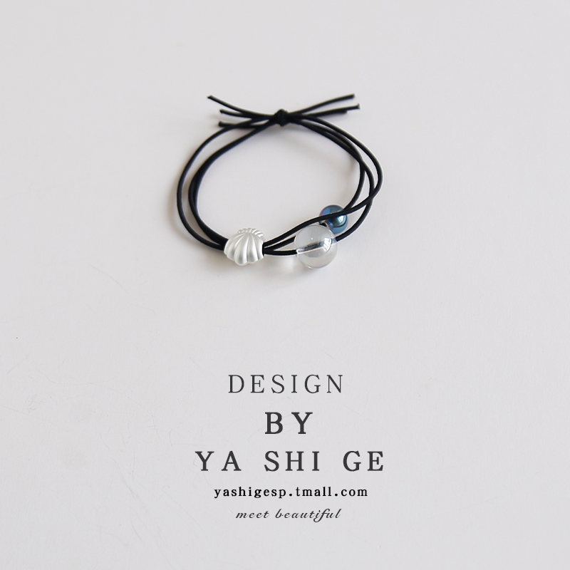 人鱼泡泡~日系简约森系小皮筋