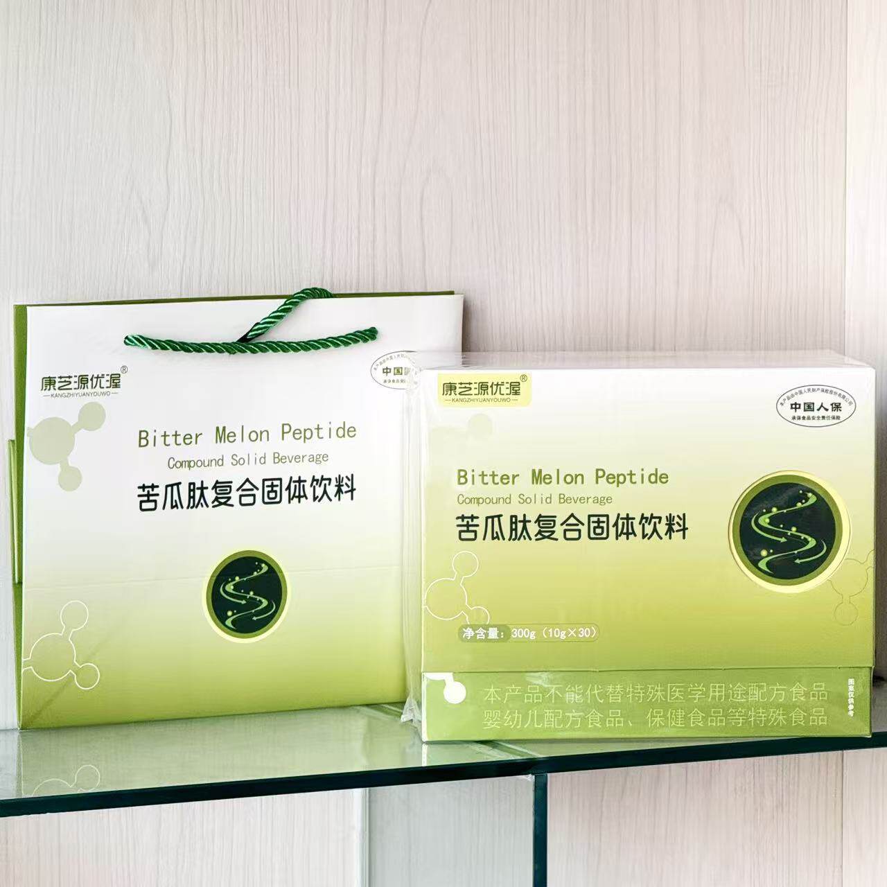 苦瓜肽复合固体饮料苦瓜肽大连双迪康芝源优渥1盒300克