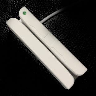 白色单二轨磁卡阅读器刷卡设备读卡器侧挂Magnetic Card Reader