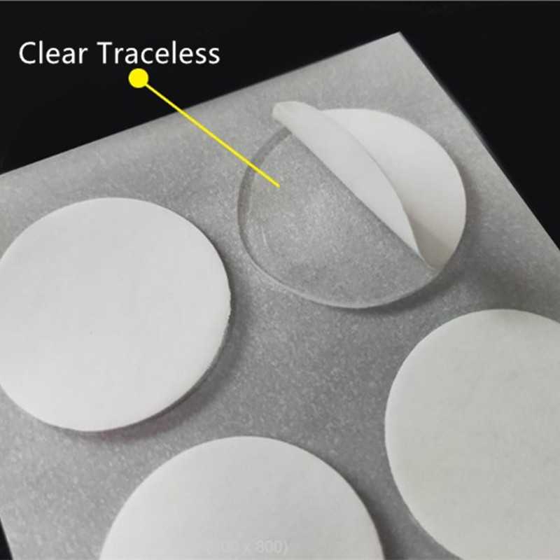 透明纳米胶贴纸圆点胶双面自粘可移胶模切1MM密封封口胶纳米胶带