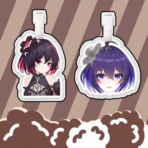 崩坏希儿·芙乐艾行李箱行李牌书包挂件挂链挂饰挂牌周边抖音同款