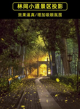户外动态萤火区亮影灯星空激光氛围灯景虫公园草坪W投化防水镭射