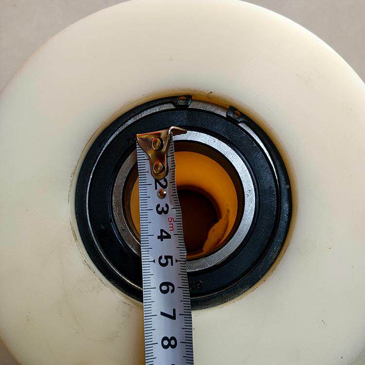 50施车架子管专用滑缆工放线滑电轮带轴承