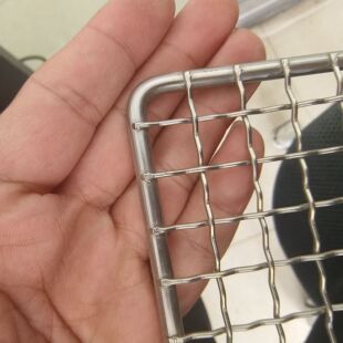 烤网304不锈钢户外商用控油晾晒编织宠物笼底波纹网加粗定制