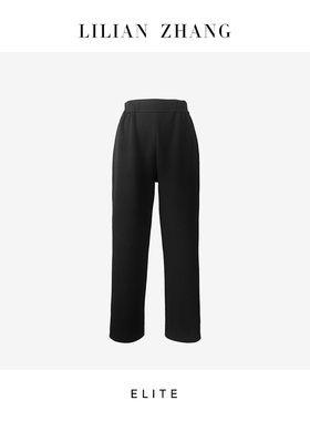 定制—静奢风 —都市摩登—法式慵懒—针织弹力腰小脚裤  2504016