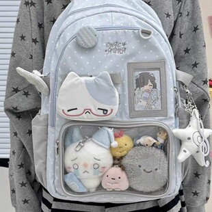 小众不撞款背包痛包书包初中日系女生百搭大容量学生双肩包二次元