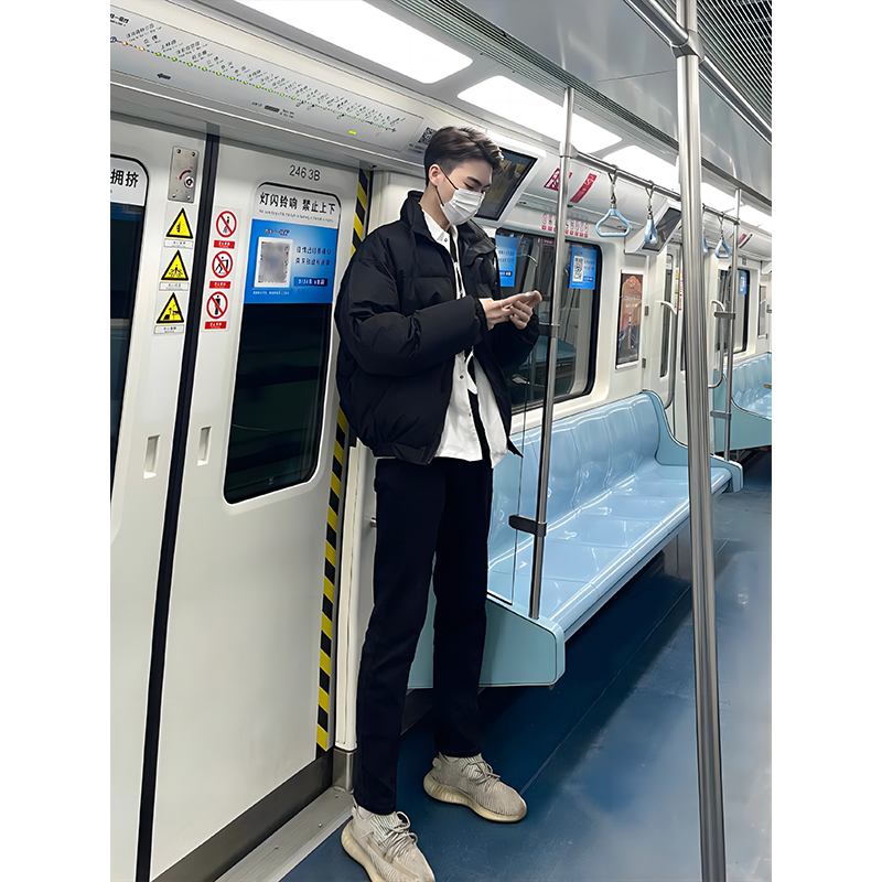美式高街纯黑色牛仔裤男春秋季cleanfit修身裤子显腿长窄版直筒裤