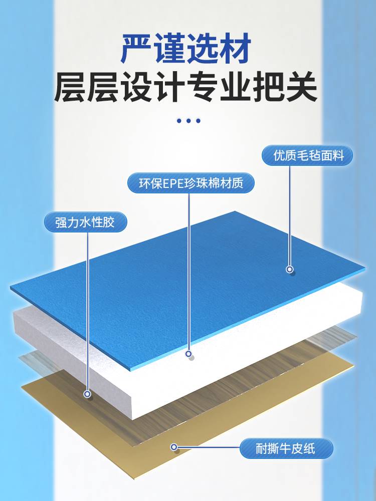 隔音棉吸音棉超强消音门贴卧室家用自粘隔音墙贴静音板临街隔音板