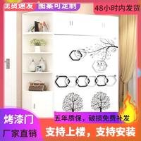 純實(shí)木衣柜推拉門(mén)家用臥室家具現(xiàn)代簡(jiǎn)約大衣櫥簡(jiǎn)易組裝移滑門(mén)柜子