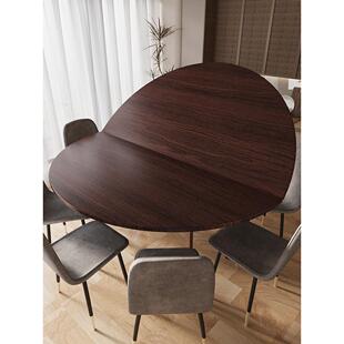 折叠圆桌面板加厚桌面圆形台面饭桌家用20人可折叠转盘大圆桌四分