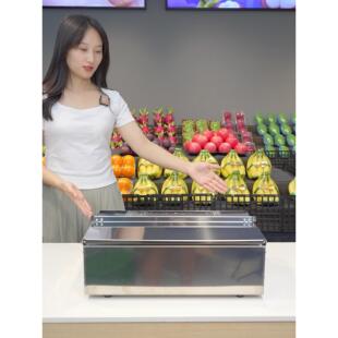 鲜元450大卷保鲜膜包装机不锈钢加厚水果蔬菜打包机超市保鲜膜机