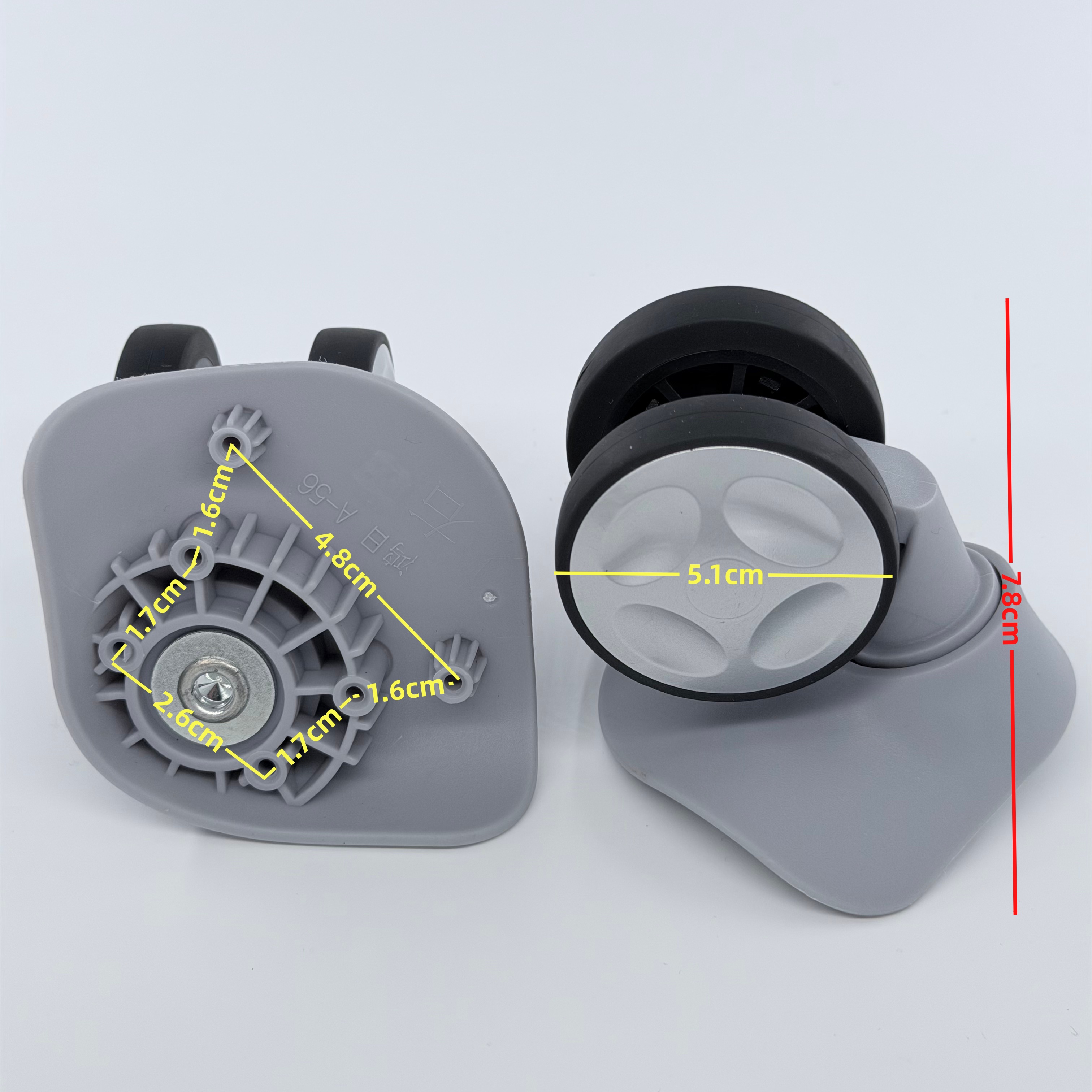 鸿日A-56拉杆箱轮子美旅24Q