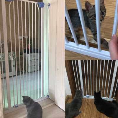 狗狗围栏猫咪栅栏家用室内猫笼大中小型犬护栏隔离门栏杆宠物门栏