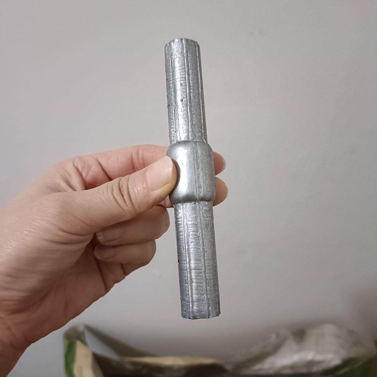 温室大棚配件钢管对接头直管热镀锌内/外接头缩头连接件