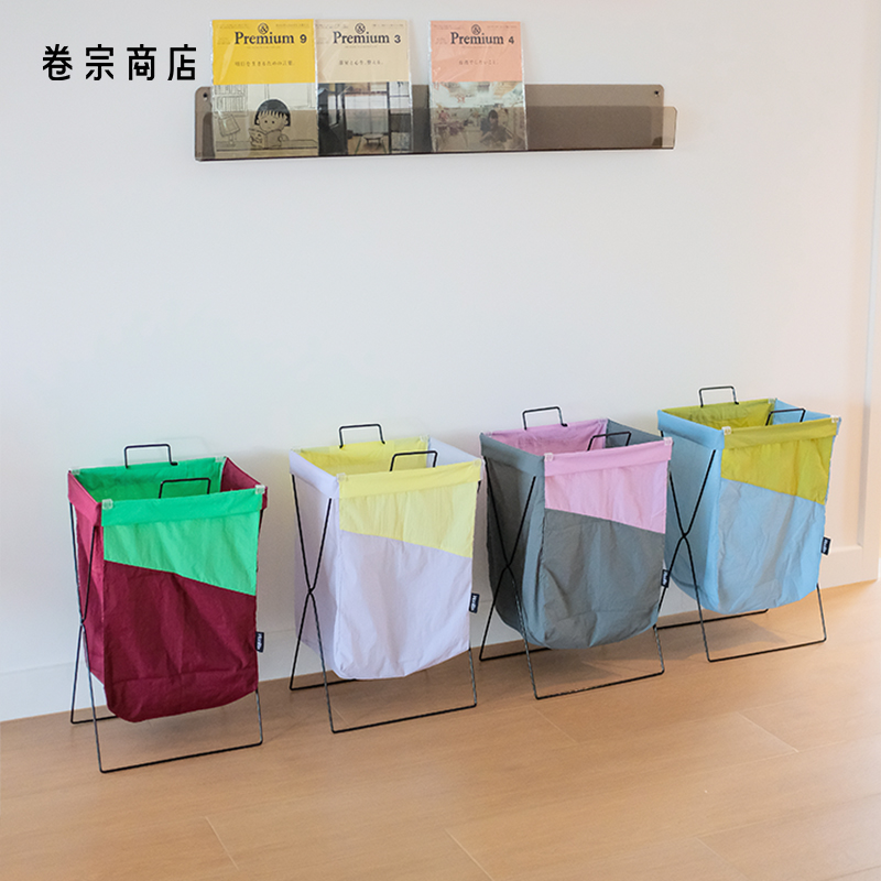 卷宗商店 | HooBin 家用大容量衣服收纳篓 可折叠撞色收纳筐