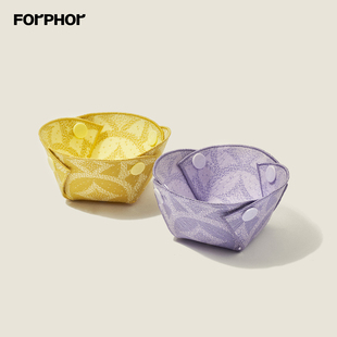 福图FORPHOR 卷宗商店 聚宝盆针织碗创意收纳盒餐垫乔迁礼物