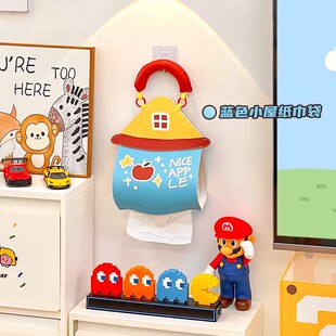 金金兔可爱悬挂式纸巾挂袋防水壁挂洗脸巾卷纸抽纸盒厕所纸巾袋套