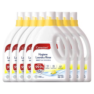 拜耳Canesten凯妮汀衣物消毒除菌液洗衣专用内衣裤杀菌婴儿2L*8瓶