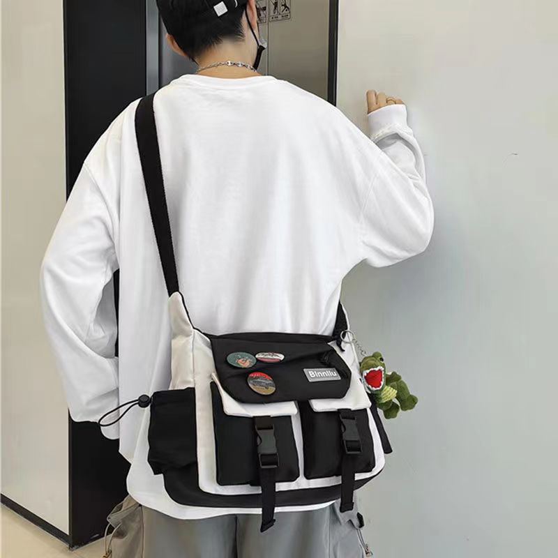 ins青少年多层包男款单肩儿童定制酷BOY帅气好看个性街头休闲包包