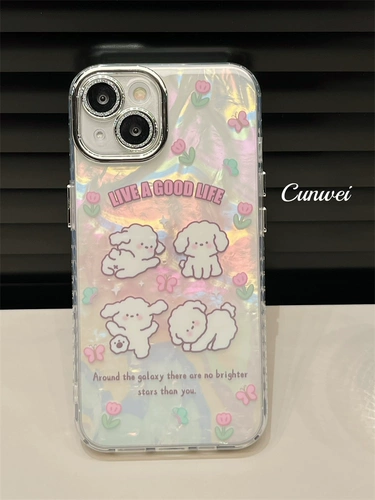 Apple, брендовый совместимый iPhone 15, чехол для телефона, милый iPhone14 Pro, iPhone12 Pro, защитный чехол, лента, в цветочек, 15promax, iphone, защита при падении, изысканный стиль