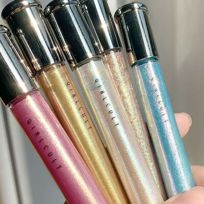 Girlcult构奇幻视液体眼影细闪亮片亮晶晶变色龙卧蚕光单色眼影