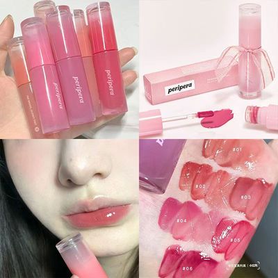 peripera菲丽菲拉冰糖唇釉墨水情调晶亮保湿唇彩唇蜜口红水波质地
