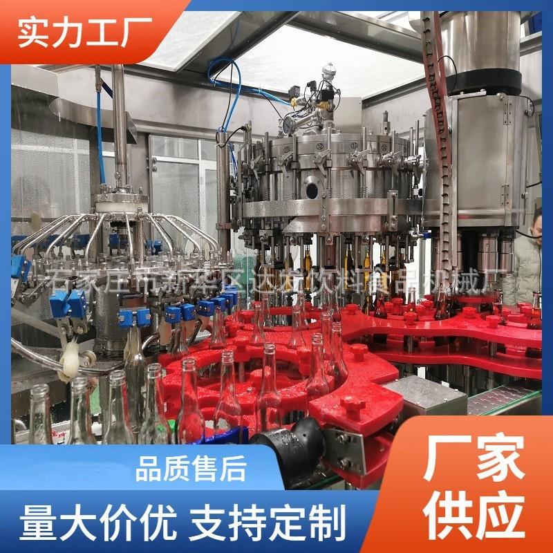 气碳酸饮料自动灌装机械设备带苏打酒气泡水汽ITT水加混合机工器
