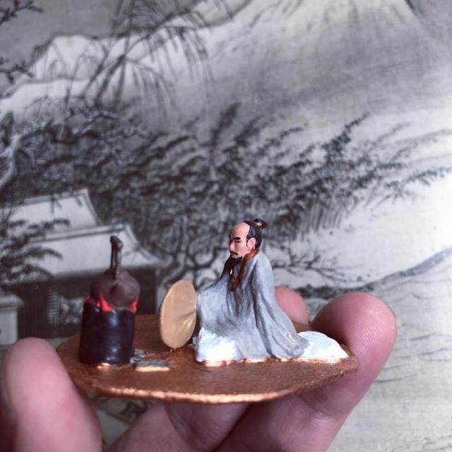 新中式桌面装饰摆件 围炉煮茶诗人禅意古代人物 植物山石盆景摆景,家居饰品,桌面摆件,淘宝优惠券,粉丝福利购,淘宝优惠卷