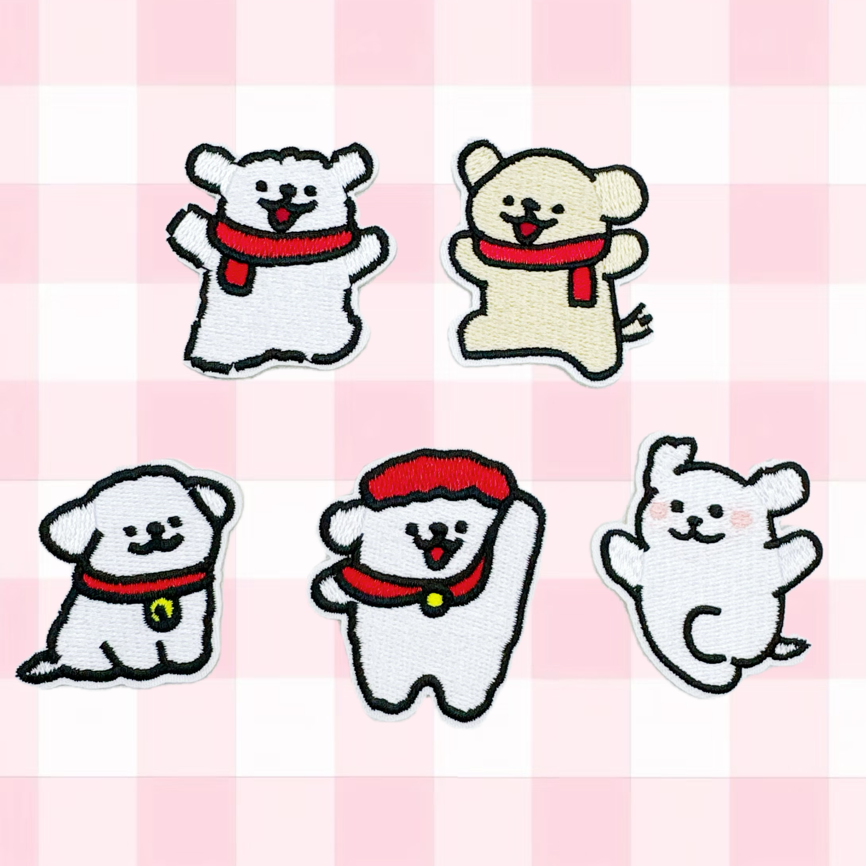 线条小狗刺绣布贴自粘免缝衣服破洞修补DIY装饰贴画包裤子补丁贴,居家布艺,布贴,淘宝优惠券,粉丝福利购,淘宝优惠卷