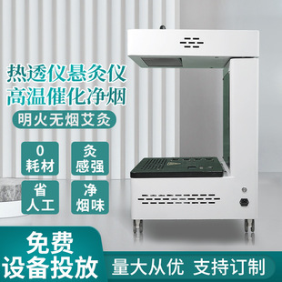 明火扶阳悬灸仪医商用熏蒸透灸仪立式旋转无烟艾灸仪美容院按摩仪