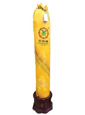 中茶黑茶湖南安化非遗2022花卷茶36.25kg标制千两茶