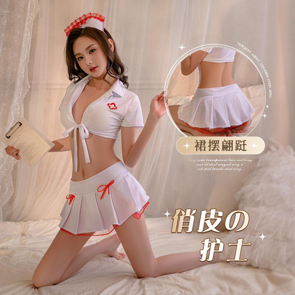 护士cosplay制服趣味白色网红主播战刺激内衣角色扮演套装夜服女