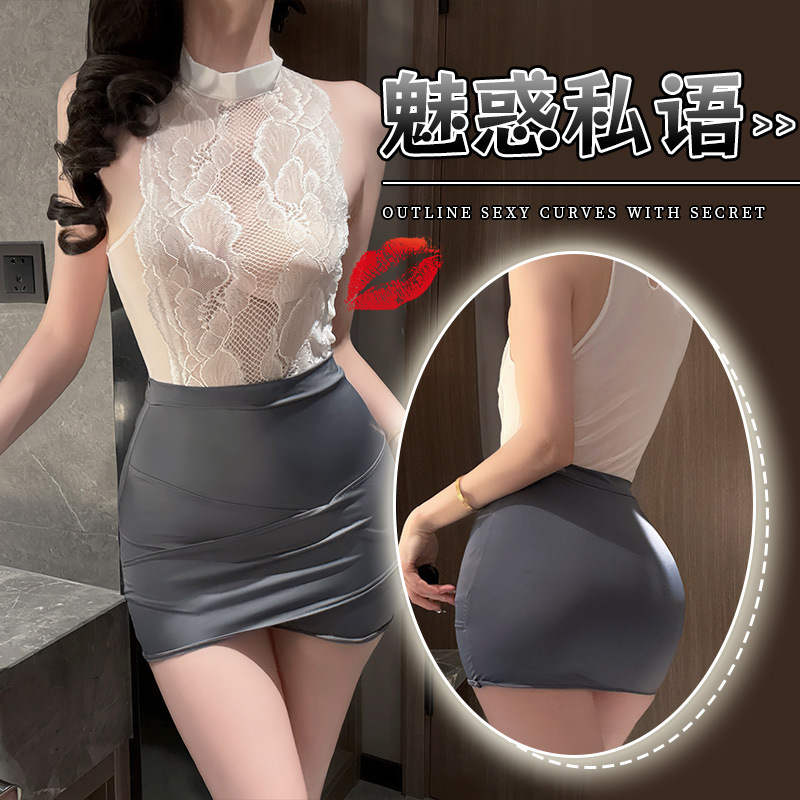 诱惑老公神器性感纯欲OL秘书职业装空姐约会制服免脱床上衣服qqny