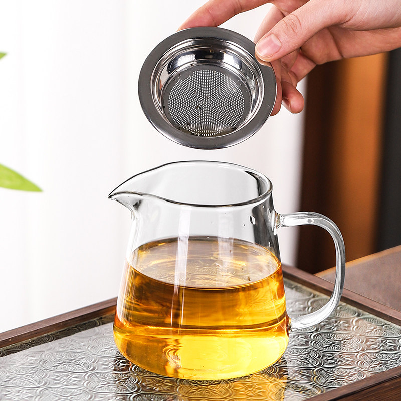 公道杯加厚玻璃耐热透明泡茶过滤公杯茶滤一体茶海分茶器茶漏套装,3C数码配件,USB多功能数码宝,淘宝优惠券,粉丝福利购,淘宝优惠卷
