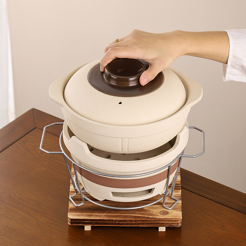 陶瓷碳炉火锅炉老式家用煲汤砂锅商用泥炉围炉烤肉炉子港式打边炉