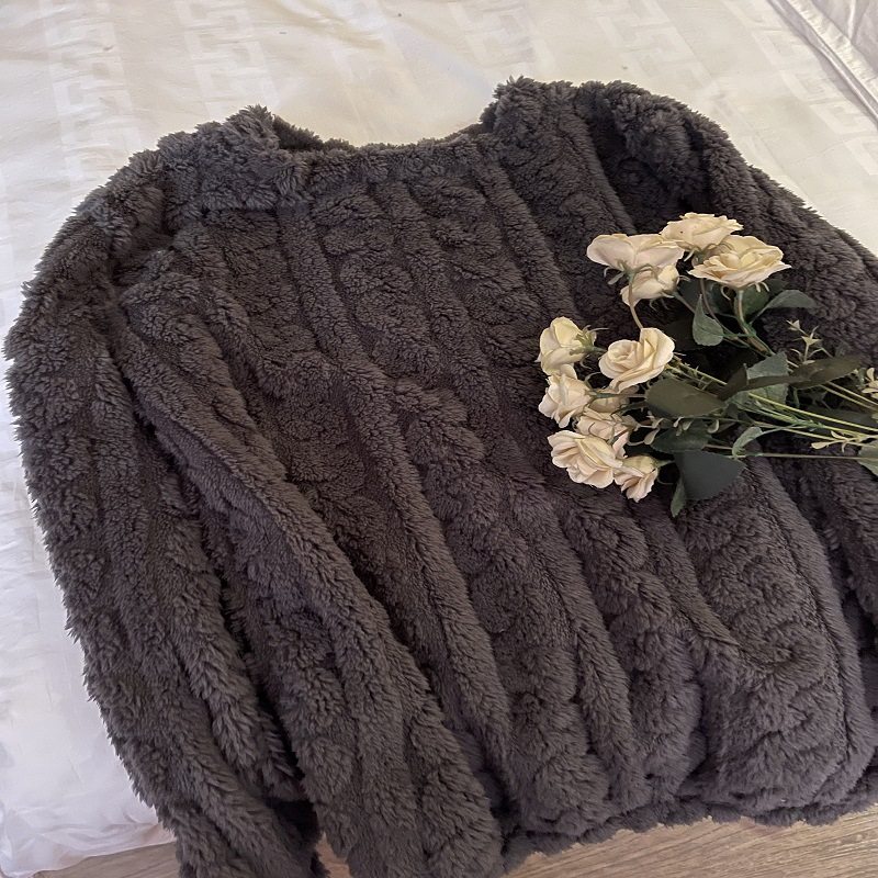 2023新款提花纯色纺毛线舒棉绒暖暖冬季保暖服女休闲加厚情侣装,女装/女士精品,大码连衣裙,淘宝优惠券,粉丝福利购,淘宝优惠卷