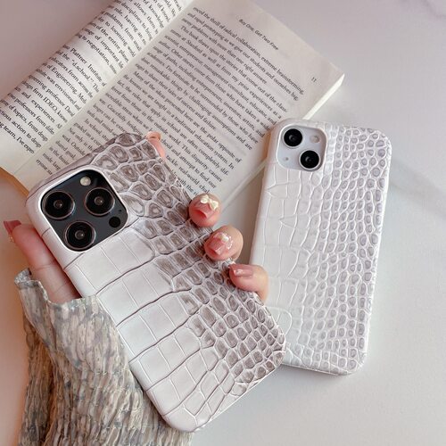 鳄鱼纹17air潮牌喜马拉雅16pro适用苹果14promax手机壳iPhone13皮质12情侣11半包15硬保护套14plus女个性高级