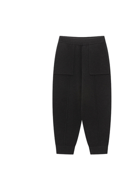 family forever凡慕里男女童BabyCashmere小山羊绒针织运动裤